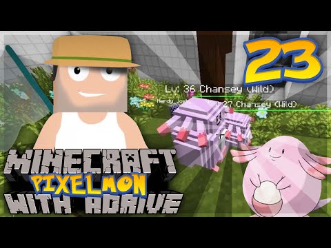 Minecraft PIXELMON with aDrive! Ep23 "I HATE CHANSEY!" - PocketPixels Red Let's Play!