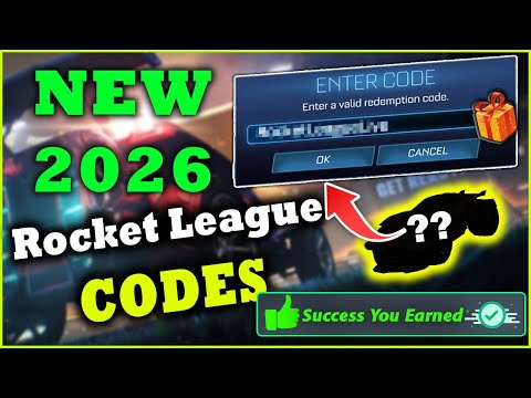 ROCKET LEAGUE CODES 2026 | ROCKET LEAGUE CODES | ROCKET LEAGUE