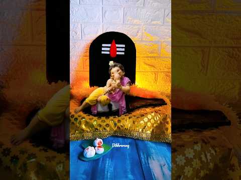 Easy Ganesh Decoration Ideas 😍😍 #shorts #ganpati