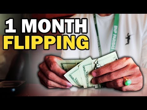 1 Month Flipping Challenge - 8x Money Return - YouTube