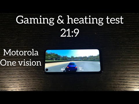 Gaming and heating test : Motorola One Vision