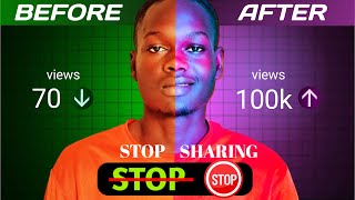 This is what I did that hindered my channels growth