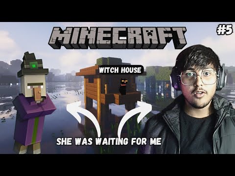 UNEXPECTED ENCOUNTER IN WITCH'S HOUSE! 😱 | Minecraft Part 5