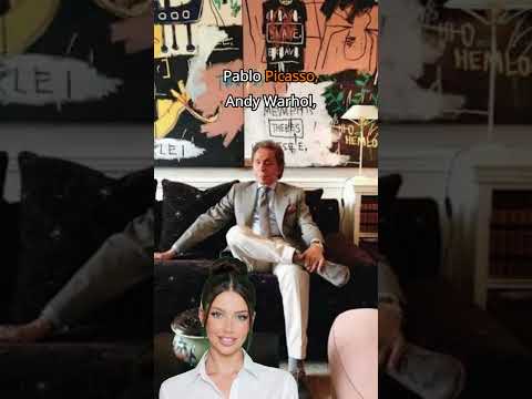 Valentino Garavani’s legacy went beyond fashion. A collector of Basquiat, Picasso, Warhol #Valentino