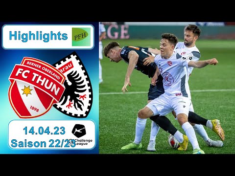 Highlights: FC Thun vs FC Aarau (14.04.2023)