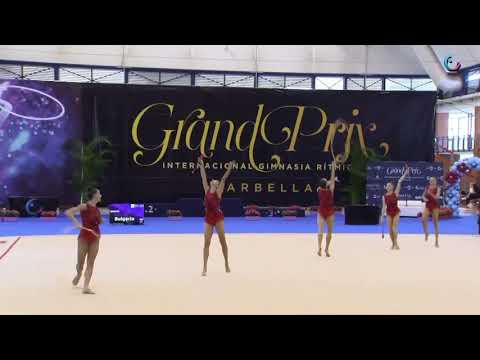 Bulgaria 3 Hoops and 4 Clubs Final Grand Prix Marbella 2021#gymnastics #bulgaria #rhythmicgymnastics