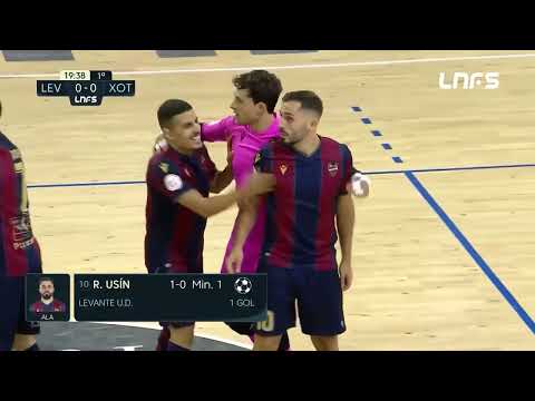 Gol Rafa Usín (1-0) Levante UD FS - Xota FS. J7, 1Div. LNFS