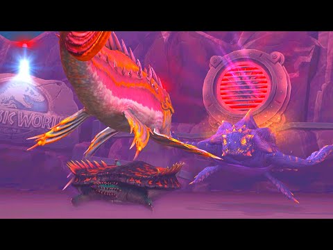 HENODUS VS AKUPARA 81 VS LIOSICHTODON | JURASSIC WORLD THE GAME