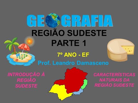 Região Sudeste - 7º Ano - EF - Parte 1 - Características Naturais
