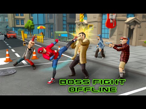 🔴 Spider Fighter: Superhero Revenge BOSS FIGHT OFFLINE Android Gameplay 2021