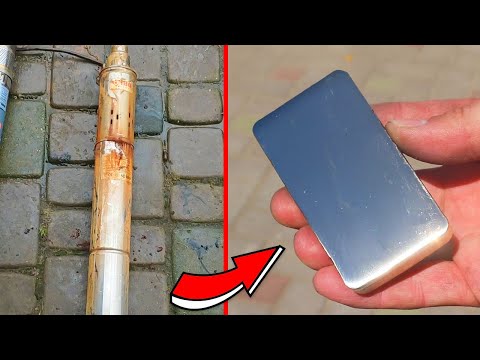 Water Pump Melt Down -  Melting Copper - Aluminium Bronze Casting Recycling Metal