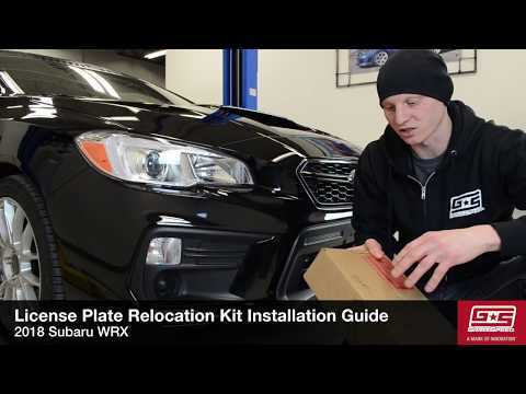 GrimmSpeed License Plate Relocation Kit Install
