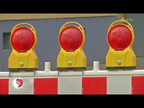 Microtunneling-Verfahren in der Magnus-Poser-Straße in Jena