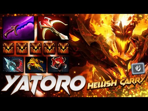 Yatoro Shadow Fiend Rampage Nevermore - Dota 2 Pro Gameplay [Watch & Learn]