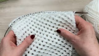 J'ADORE CE POINT TRICOT PARFAIT POUR LES ETOLES