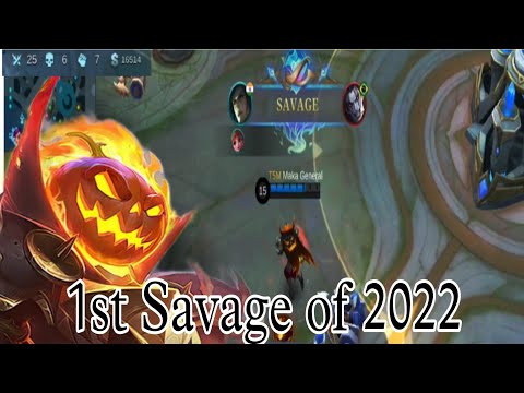 1st Savage of 2022. with Leomord ❤️.. Offlane Leomord Maka General