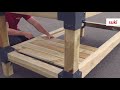 Type L paalhouder met betonanker 71x71 mm antraciet | video 1
