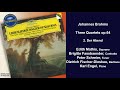 Johannes Brahms: Three Quartets op.64 - 2. Der Abend