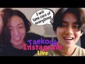 Download lagu Taekook s Instagram Live that stayed till the Sunrise ft Special guest Bam
