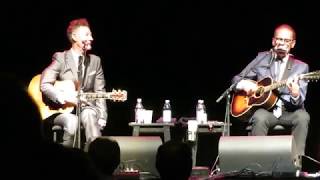 John Hiatt &amp; Lyle Lovett - &quot;Real Fine Love&quot; - Genesee Theater, Waukegan, IL - 11/03/17