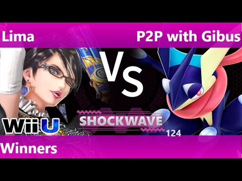 SW 124 - Lima (Bayonetta) vs P2P with Gibus (Greninja) Winners - Smash 4