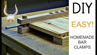 Crazy Easy Homemade Bar Clamps | DIY