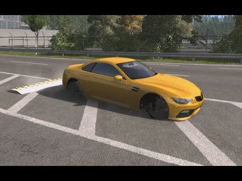 Spike Strip Crashes 57 | BeamNG.drive