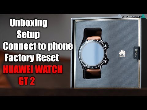 HUAWEI WATCH GT2 Unboxing, Setup, Connect with Phone & Factory Reset