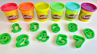 Counting Numbers 1 to 10 with Play-Doh & Learn