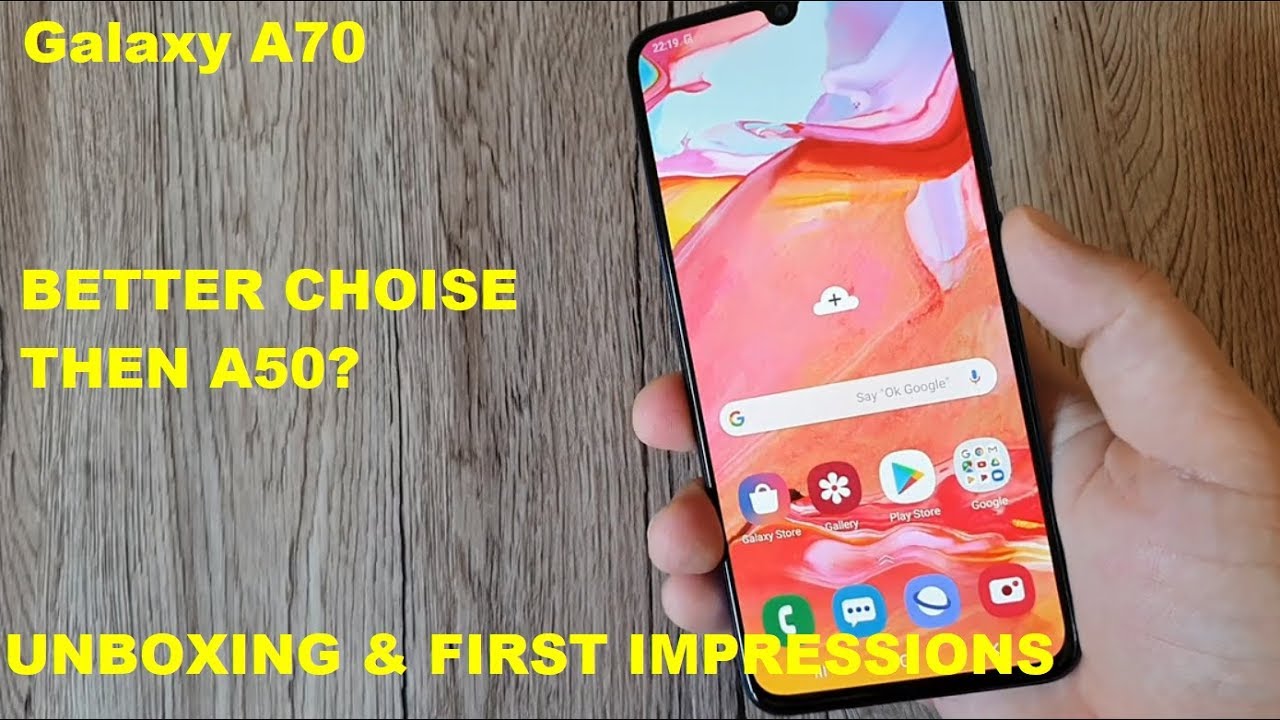 Galaxy A70 UNBOXING -Better Choice Then A50?!