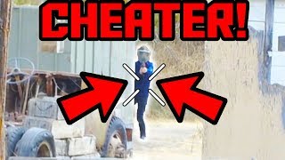 LITTLE KID IS A HARDCORE AIRSOFT CHEATER