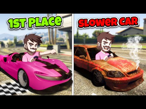 GTA5, But Everytime You Win Your Car Gets Slower!