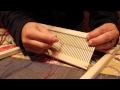 How to warp a Beka 10 inch Rigid Heddle Loom ...