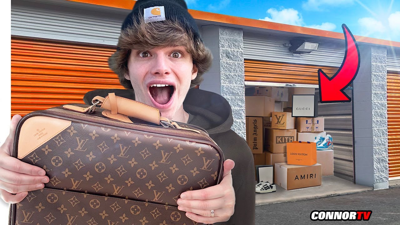 I Bought a LUXURY ABANDONED STORAGE UNIT full of Designer Clothes
