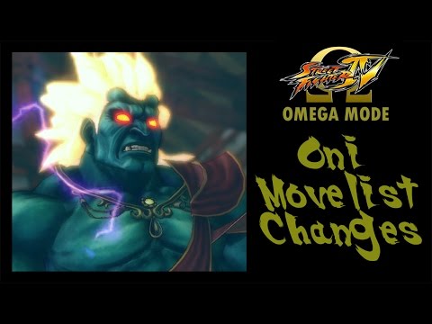 USFIV: Omega Mode - Oni Move List Changes