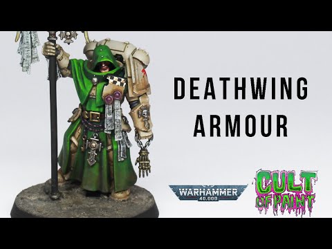 How to Paint Deathwing Bladeguard armour from the new Warhammer 40k 9th Edition Indomitus box.
