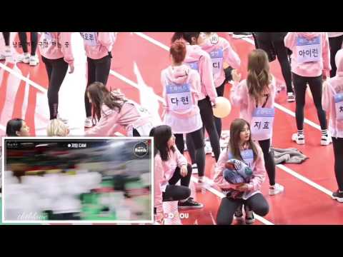 170116 Twice Reaction BTS 400m Relay race⚠️Sound volume