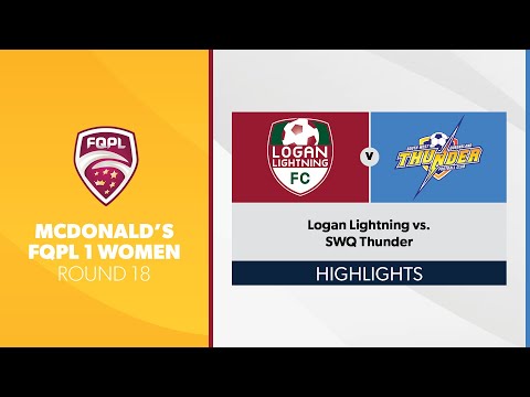 McDonald's FQPL 1 Women R18 - Logan Lightning vs. SWQ Thunder Highlights