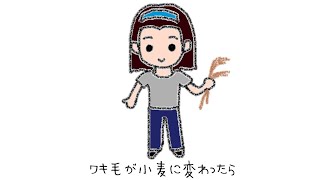 あとアメリカもね - 【MV】ワキ毛が小麦に変わったら／初音ミク