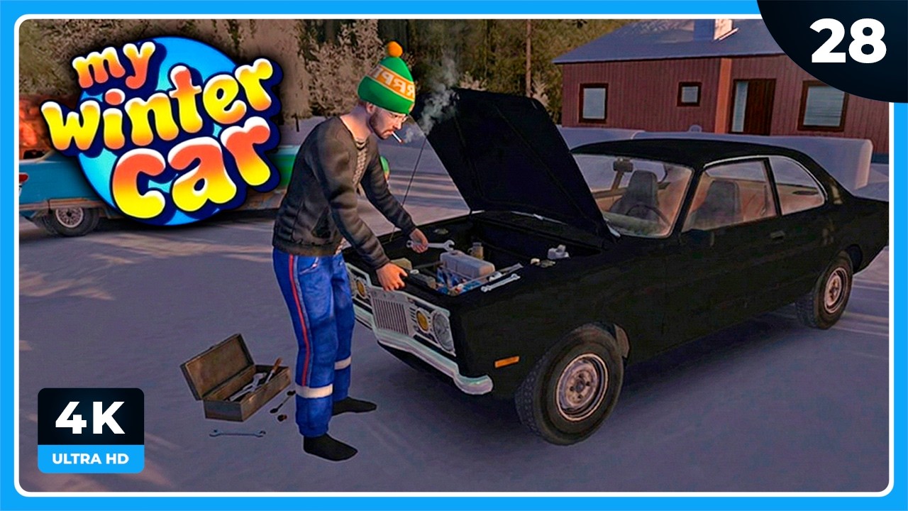 MWC #28 | LLEVO EL COCHE AL MECÁNICO | MY WINTER CAR Gameplay Español