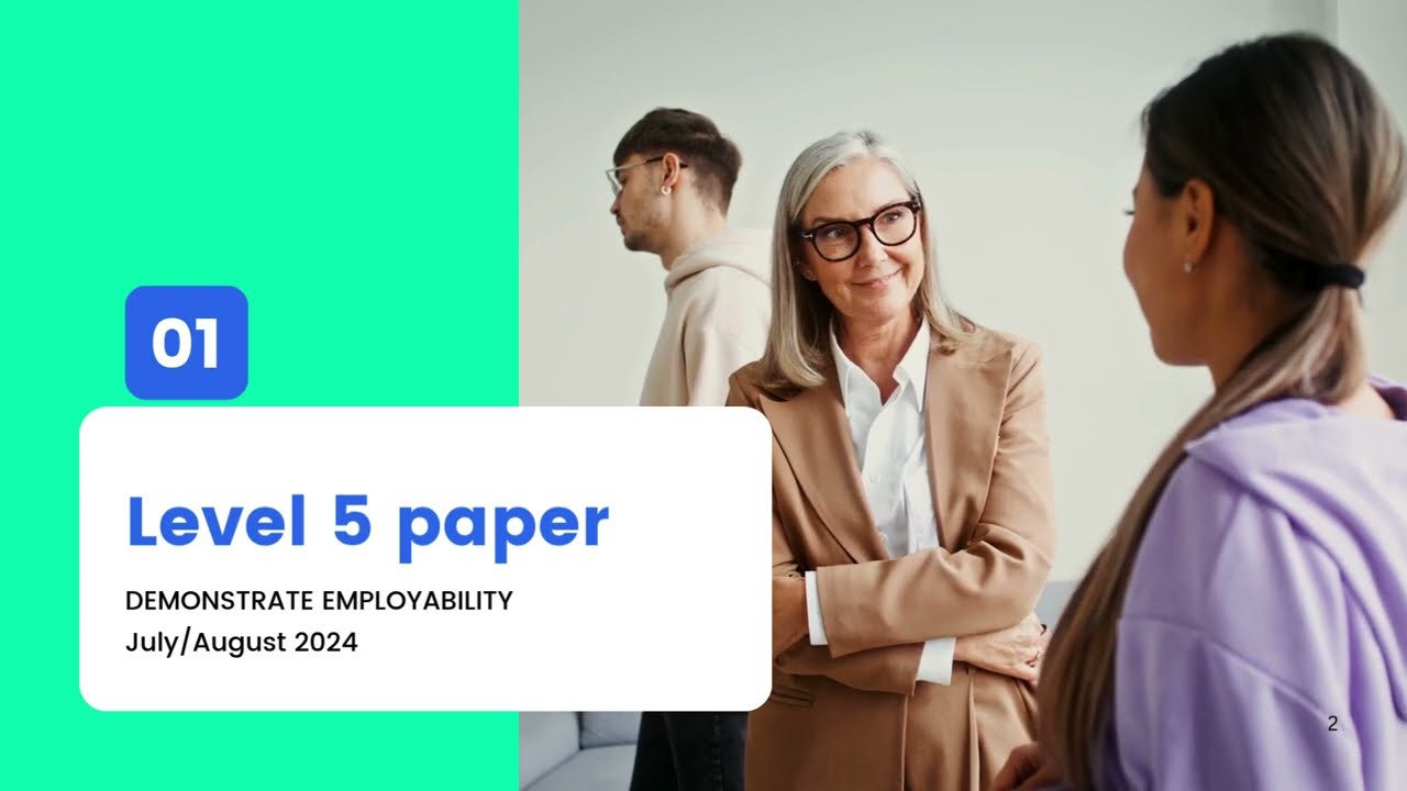 Demonstrate Employability Skills Level 4 CDACC TVET