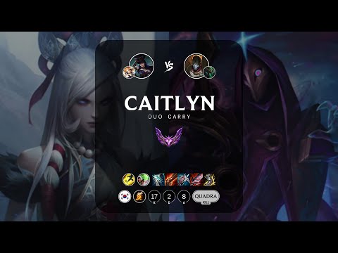 Caitlyn ADC vs Jhin - KR Master Patch 13.1