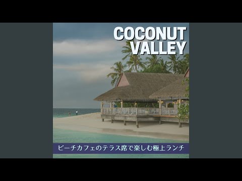 コンテンポラリー-テラス-ホワイト-ベージュ-一体型ソファ-壁