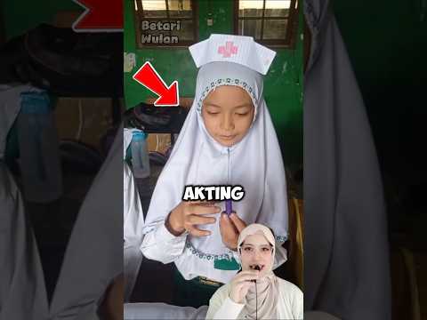 It turns out that this elementary school student is very good at acting 😰