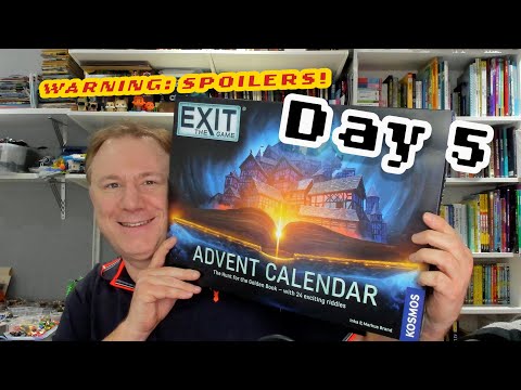 Exit the Game Advent Calendar 2022 Day 5: The Hunt for the Golden Book