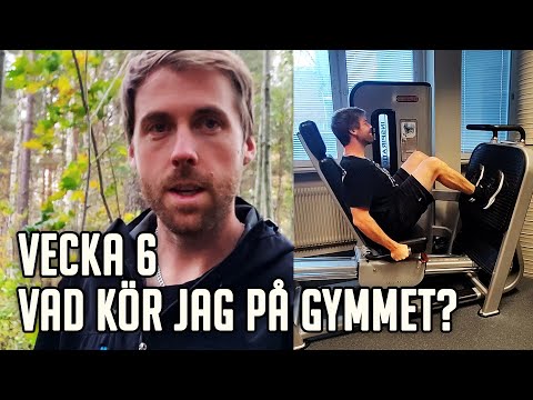 Vecka 6 på Mounjaro - ÖVNINGARNA JAG KÖR PÅ GYMMET