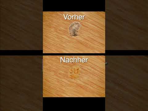Loch im Laminat ausbessern #Shorts