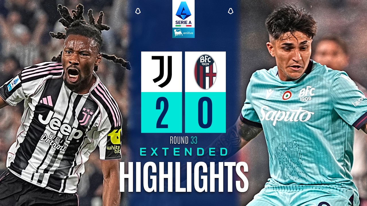 JUVENTUS-BOLOGNA 2-0 | EXTENDED HIGHLIGHTS | SERIE A 2025/26