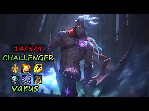 Varus Gameplay - ( NA CHALLENGER PLAYER ) SNIPER