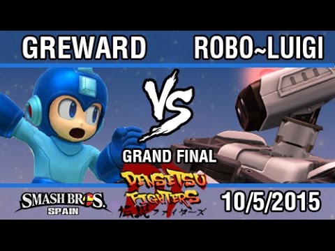 Densetsu Fighters - Greward (Megaman, Aldeano) VS. Robo~Luigi (R.O.B) SSB4 Grand Final - Top 8